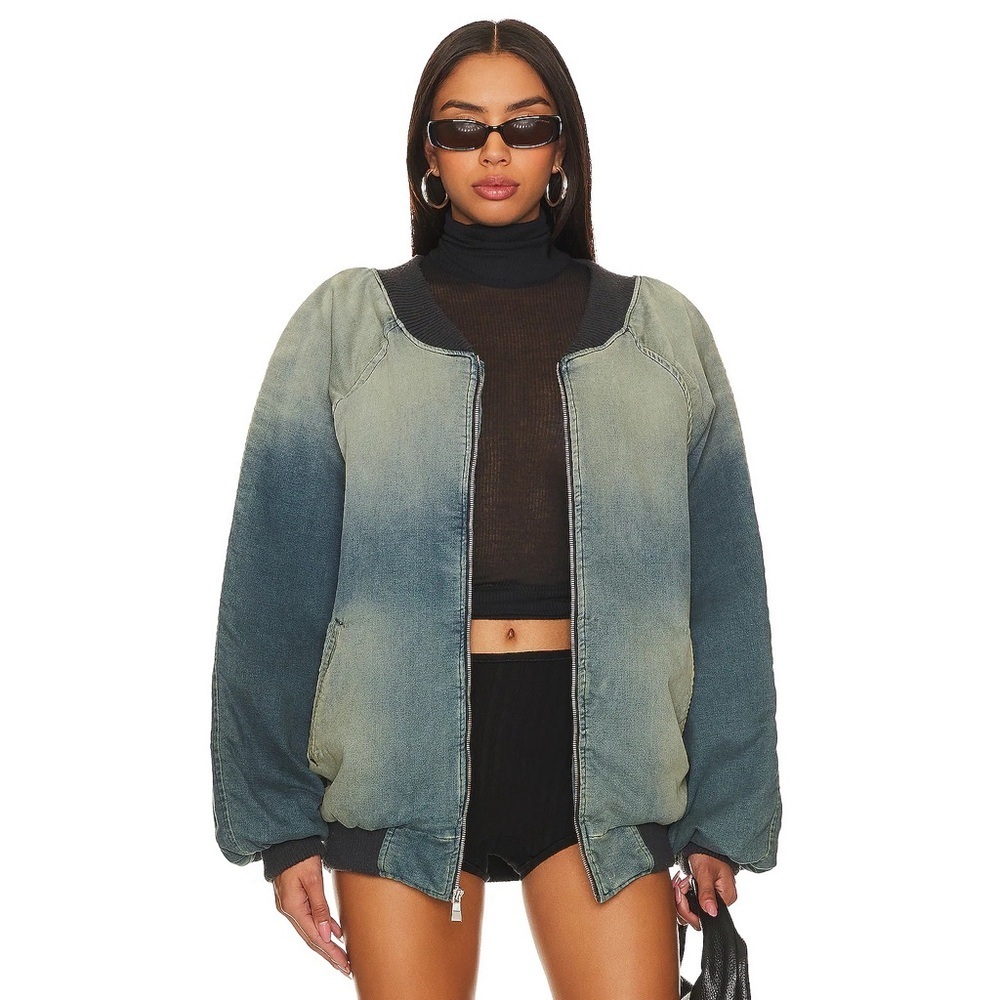 EB Denim Lombardi Zip Jacket in Olio Size M